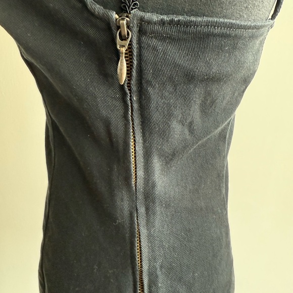 H&M Denim Black Mini Dress - Picture 4 of 6